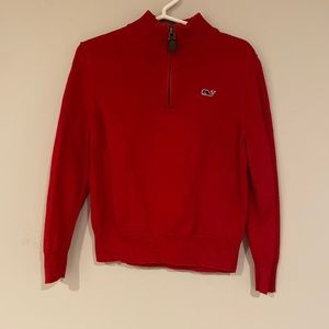 Vineyard Vines Boys' Classic Quarter-Zip Sweater